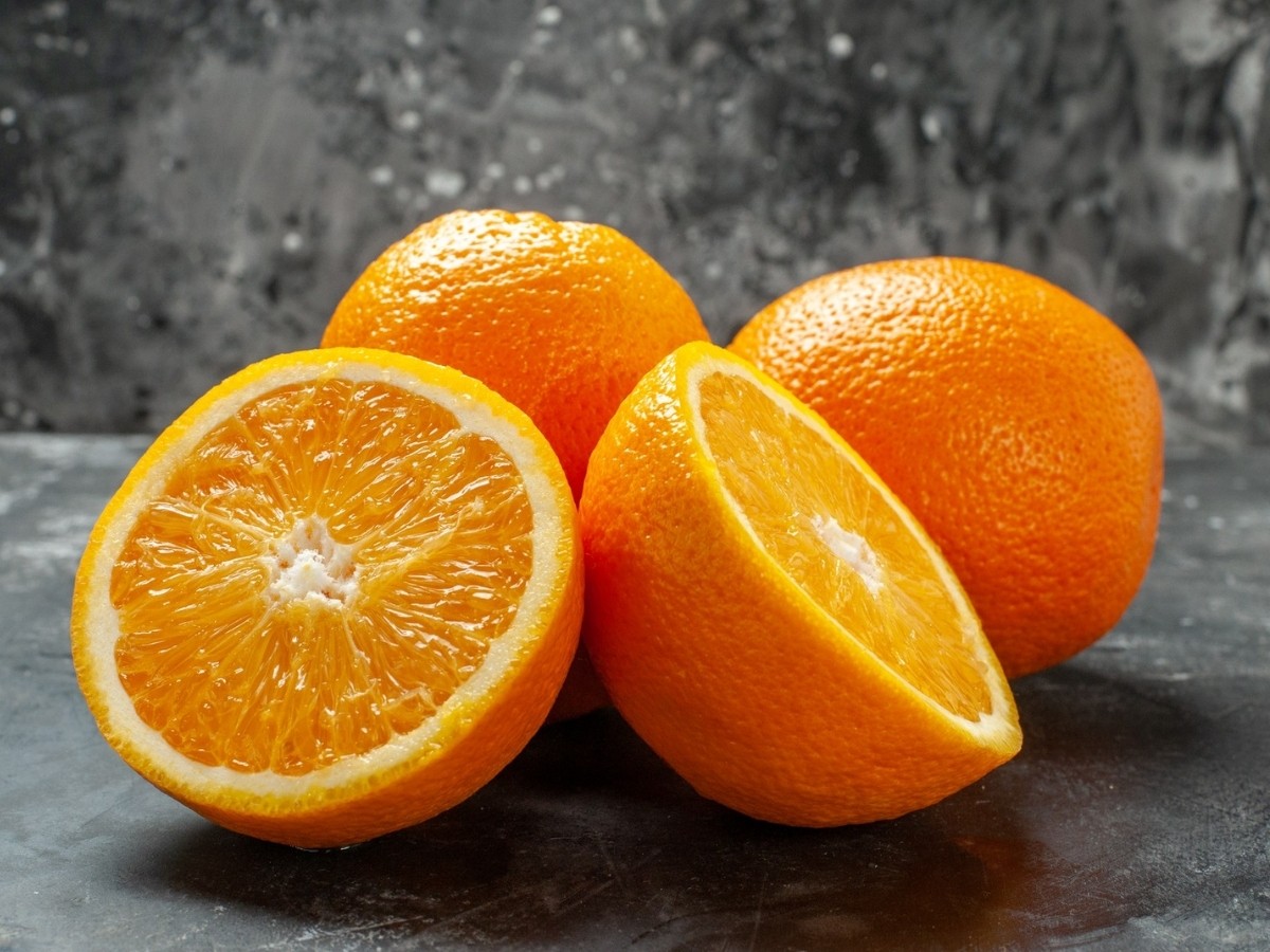 small to medium orange
